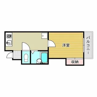 中村10番館【4階】の間取り