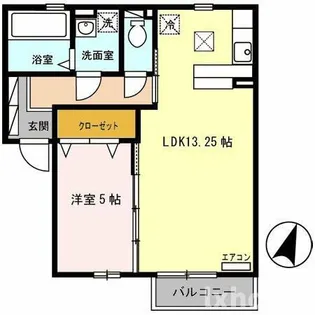 ボナール島【1階】の間取り