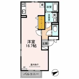 アメニティー・ベフ【2階】の間取り