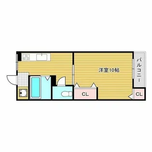 千里丘マンション【3階】の間取り
