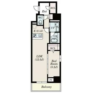 ロイジェント日吉Ⅱ【4階】の間取り
