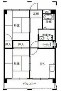 寿マンション【4階】の間取り