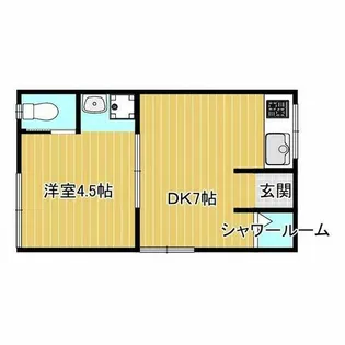 太田文化 北棟【2階】の間取り