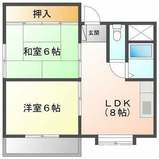 藤ハイツ【3階】の間取り