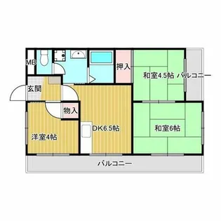 フルールハイツ【3階】の間取り