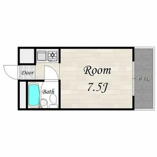 OMレジデンス茨木追手門前【2階】の間取り