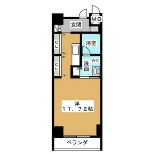 N.S.ZEAL泉【11階】の間取り