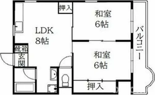 Mi piace吹田I【1階】の間取り
