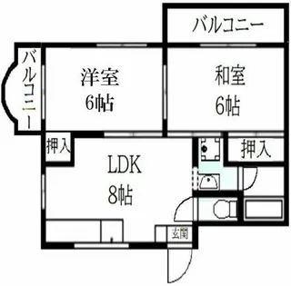 Mi piace吹田I【1階】の間取り