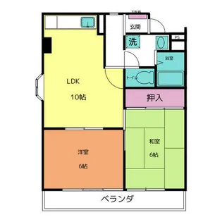エスポワール長谷川【2階】の間取り