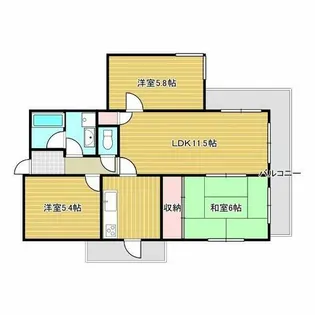 グレイスマンション【2階】の間取り