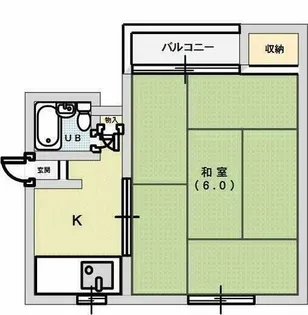 ライブヒル千里【3階】の間取り