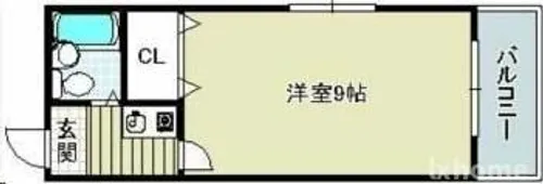 1Kの間取り画像