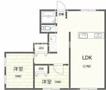 寿マンション【1階】の間取り