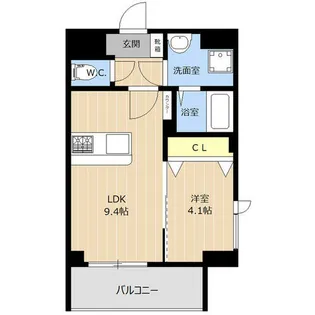 LIBTH白金【10階】の間取り