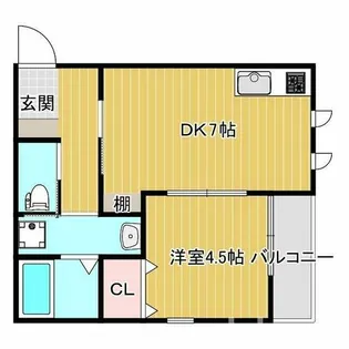 フローリッシュ正雀本町【1階】の間取り