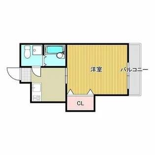 第9薩摩マンション【2階】の間取り