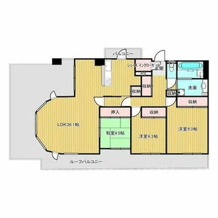 グランドメゾン万博公園南【13階】の間取り