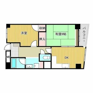 メゾン茨木西駅前【2階】の間取り