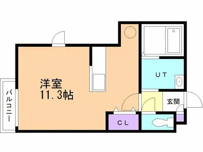 デリス・メゾン日の出【305号室】の間取り