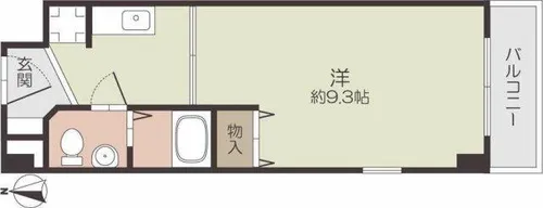 エミネンス南茨木2番館【1階】の間取り