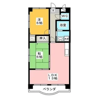 ディルーエ【2階】の間取り