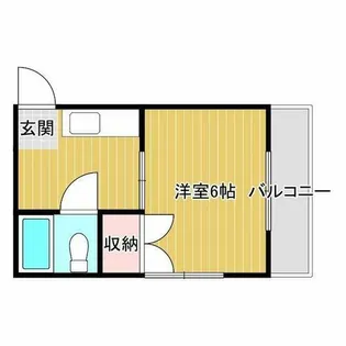 ヴィラ真砂【1階】の間取り