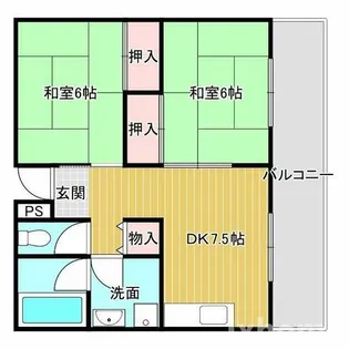 サンコーポ【3階】の間取り