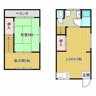 大阪府吹田市山田東1丁目【一戸建】の間取り