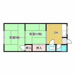 第2山野文化【2階】の間取り