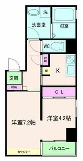 seta piena夕陽丘【1階】の間取り