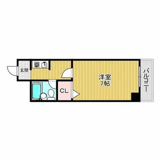 林泉第7ビル【3階】の間取り