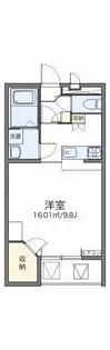 レオパレス我孫子【209号室】の間取り