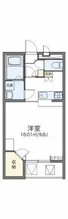 レオパレス我孫子【209号室】の間取り