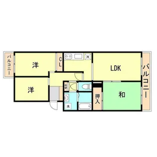 サンテラス池上【3階】の間取り