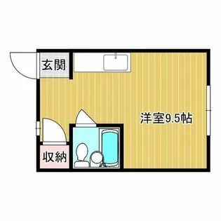 森本ハイツ【1階】の間取り