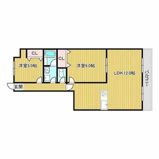 MShills千里丘 north【5階】の間取り