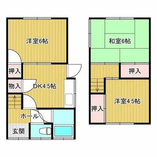 大阪府茨木市上野町【一戸建】の間取り