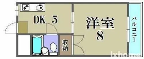萩原マンション【3階】の間取り