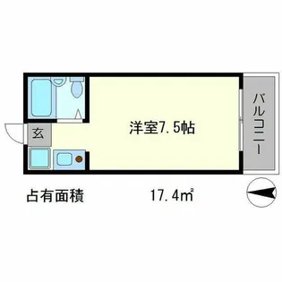 北西館【4階】の間取り