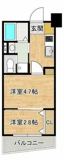 グランフォーレ地行【10階】の間取り