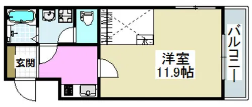 メゾンプレジール【301号室】の間取り