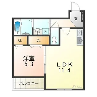 グランリーオ竹渕【2階】の間取り