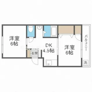 グリーンハイム【1階】の間取り