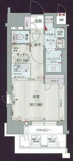 プレサンス名古屋STATIONアライブ【2階】の間取り