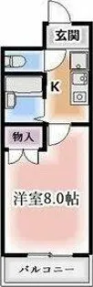 クレセントM浮島【4階】の間取り