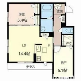 Prendre Aglaia【1階】の間取り