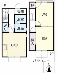 ベル・ラポール【101号室】の間取り