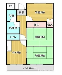 エクセル樋下【3階】の間取り