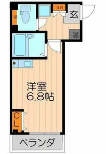 フローラ茨木【2階】の間取り